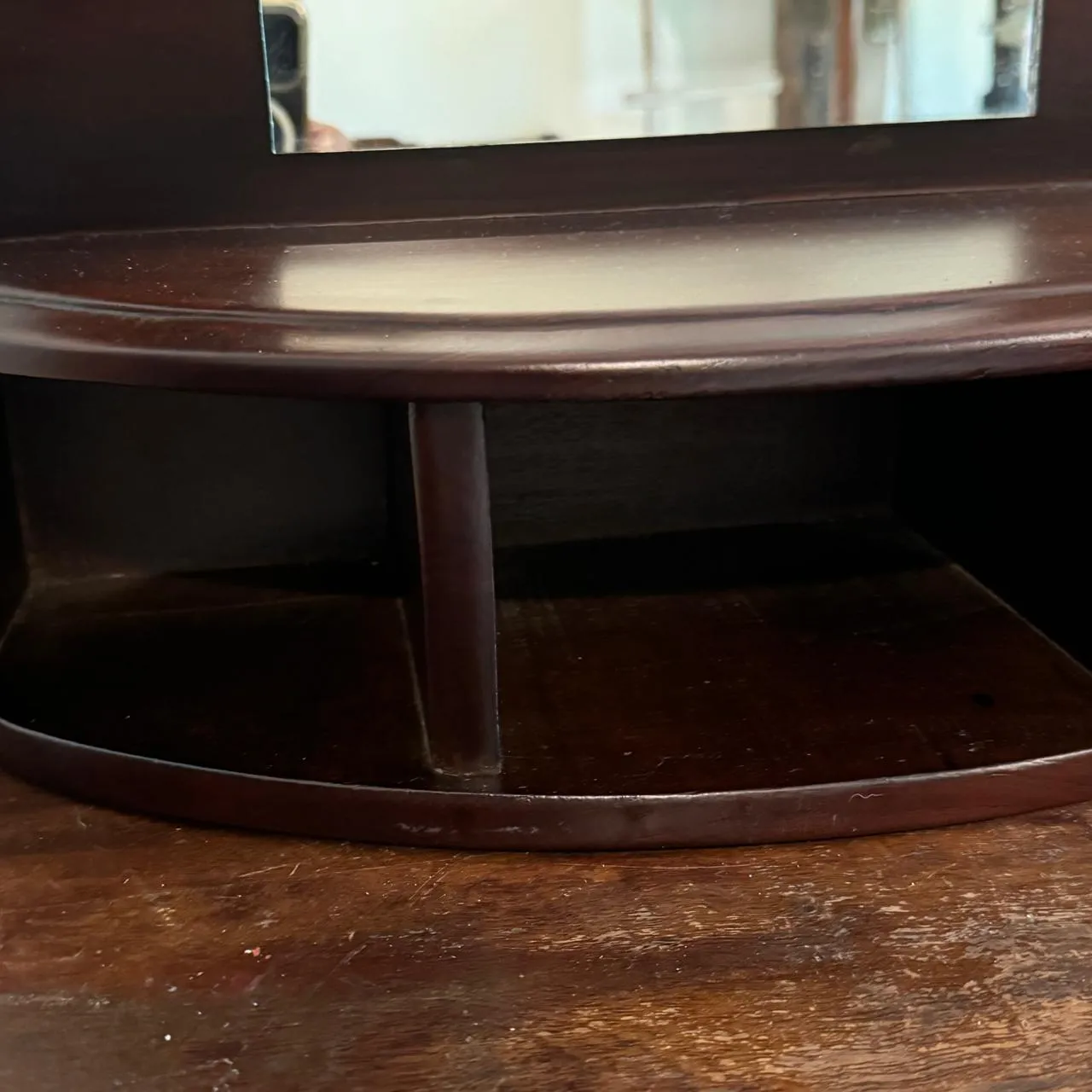 Antique wooden mirror with Art Deco Details : Aaina 20
