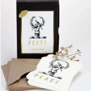 Austin Press - 'Peace' Letterpress Card Set