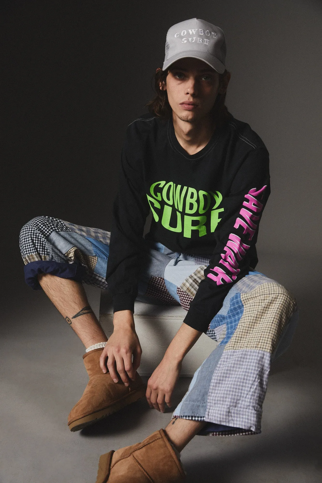 COWBOY SURF SAVE WATER LONG SLEEVE TEE