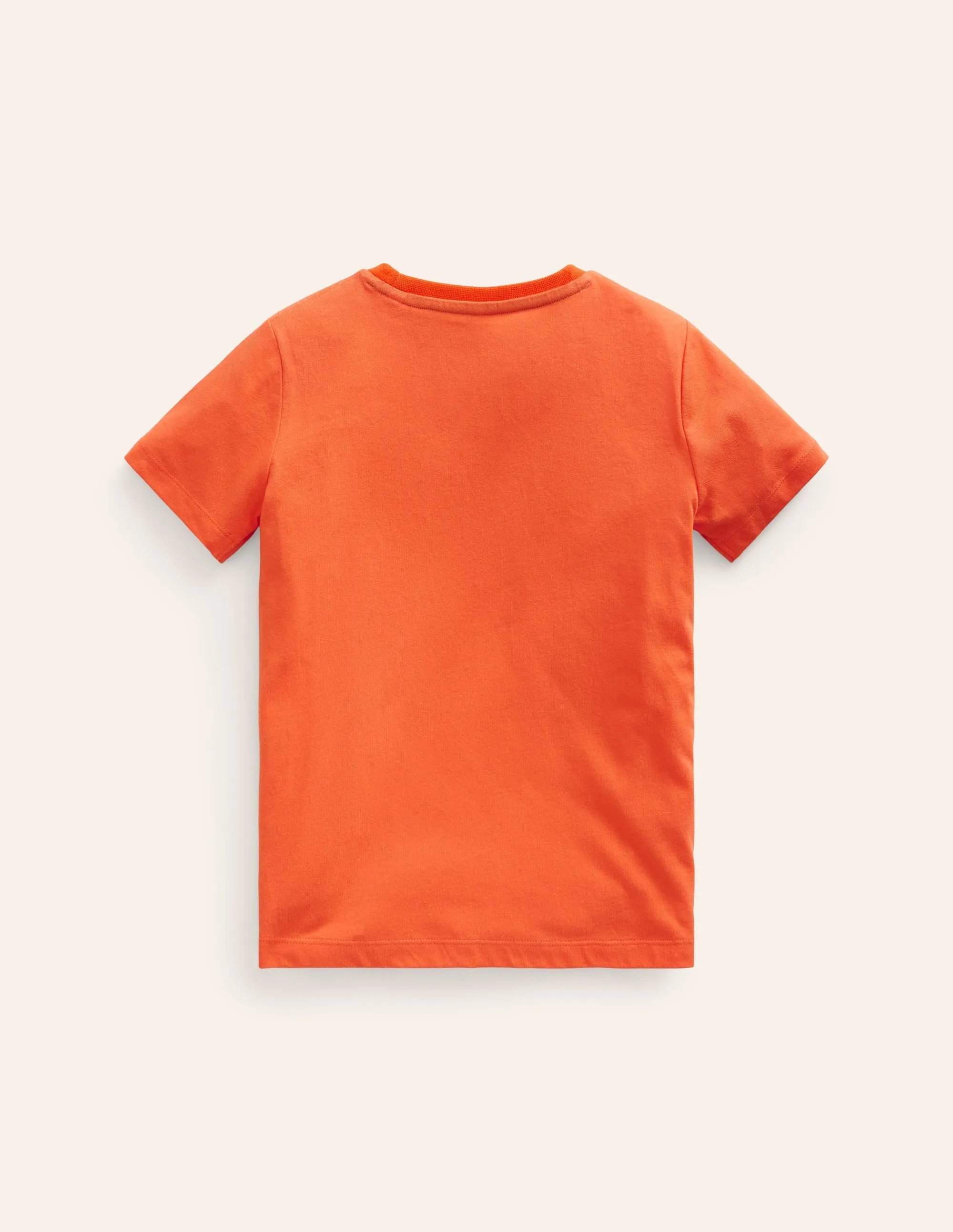 Glow Textured Fact T-Shirt-Fire Opal Orange Volcano