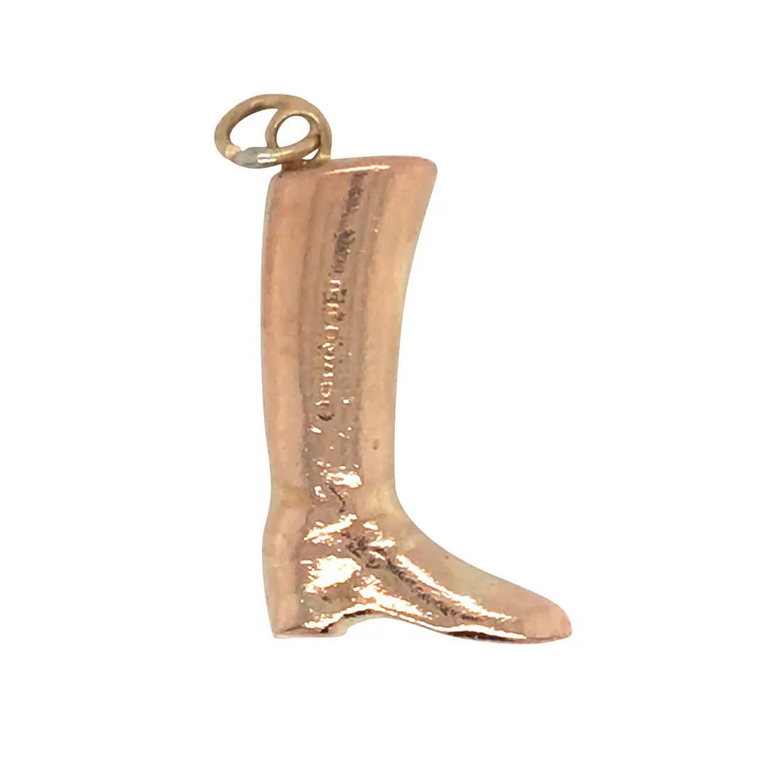 Gold Boot Charm