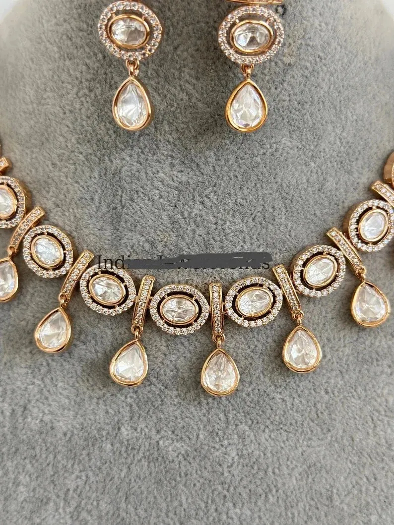 HQ Polki Kundan Necklace