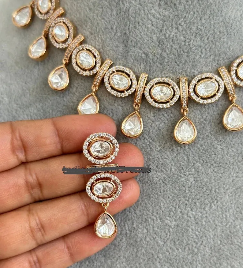 HQ Polki Kundan Necklace
