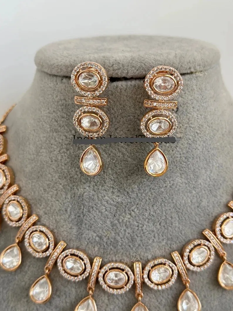 HQ Polki Kundan Necklace