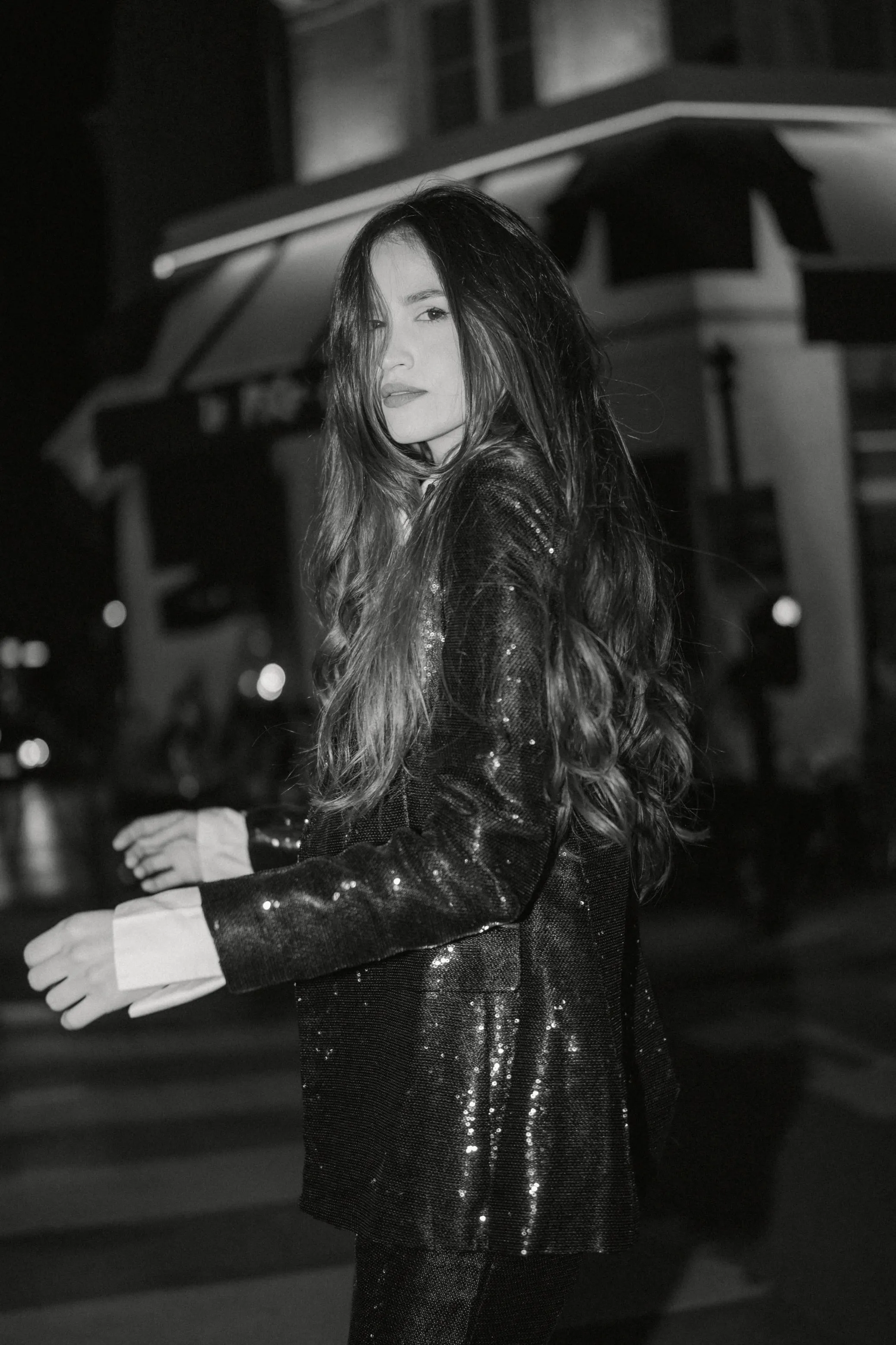Leo Black Sequin Pants
