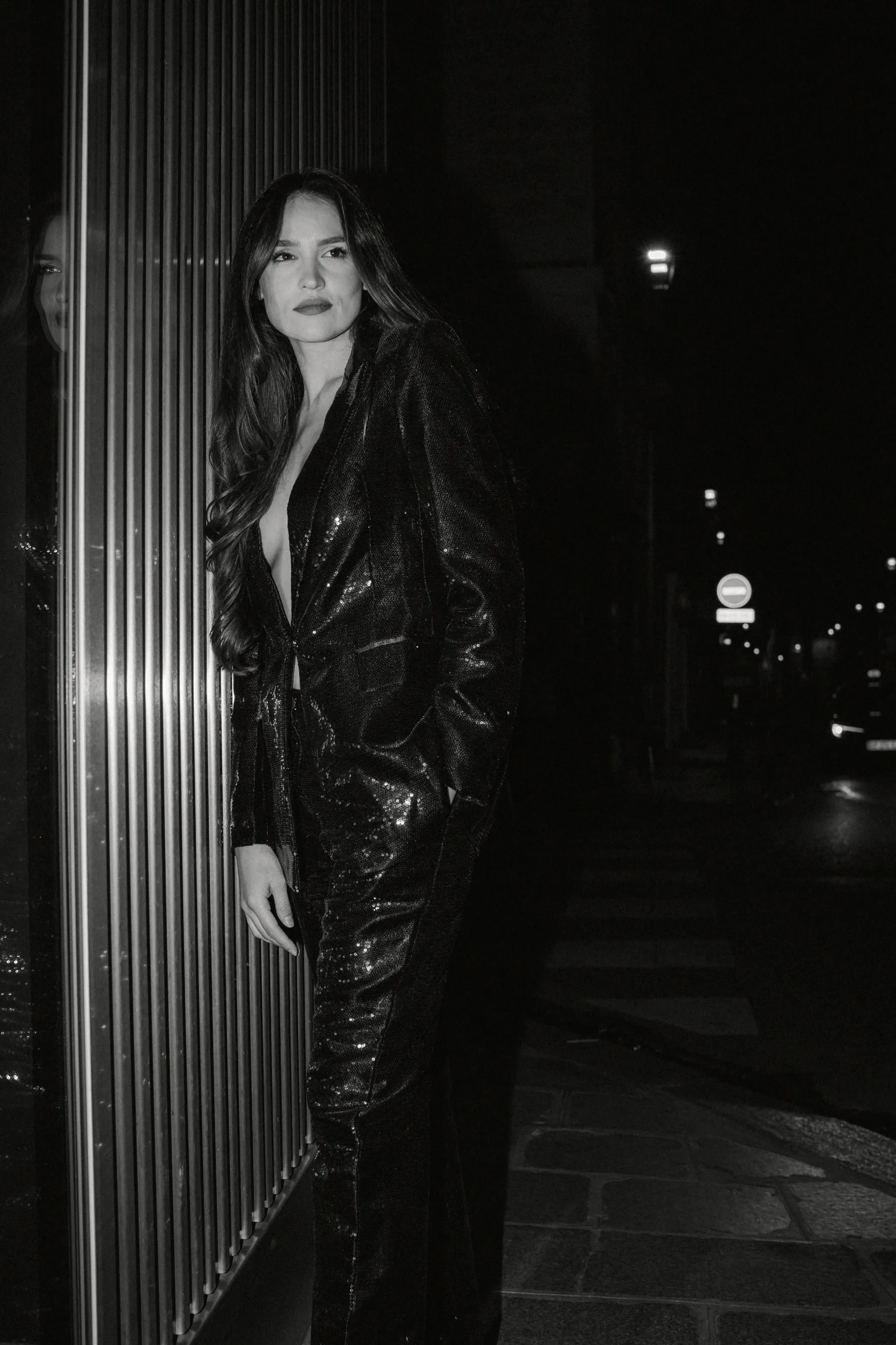 Leo Black Sequin Pants