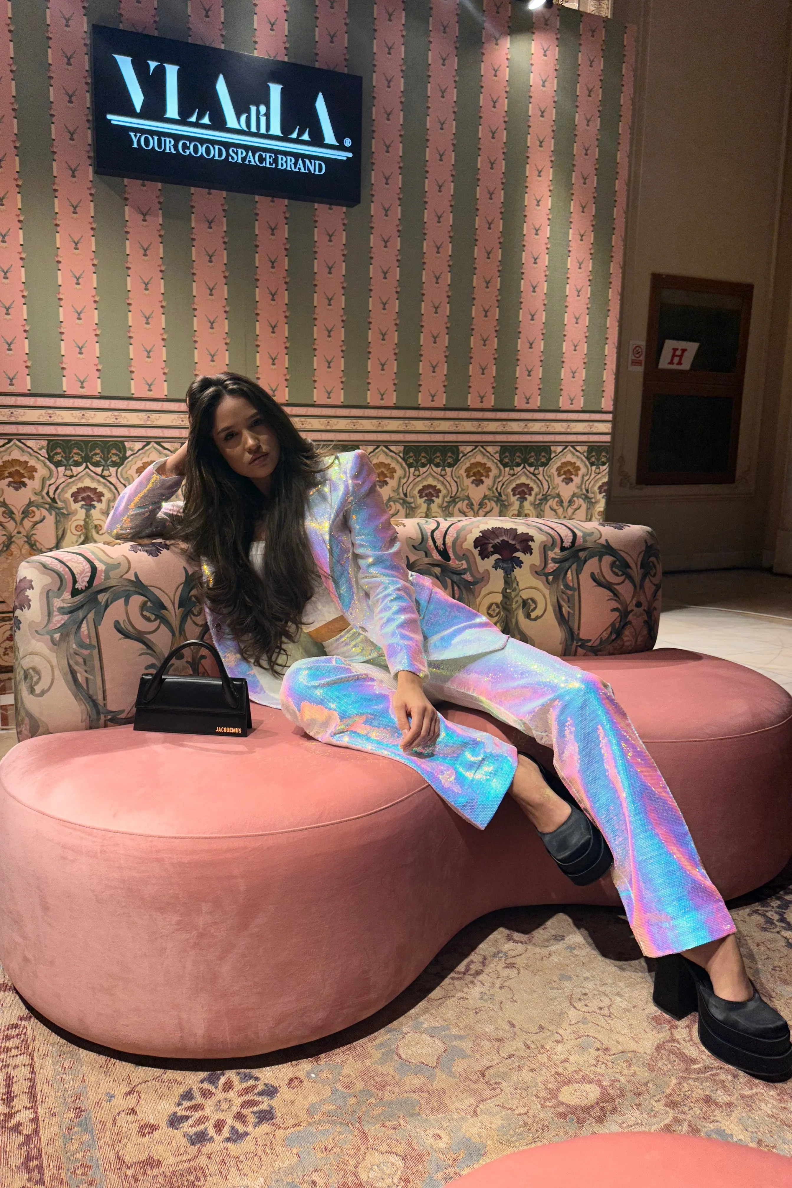 Leo White Sequin Pants