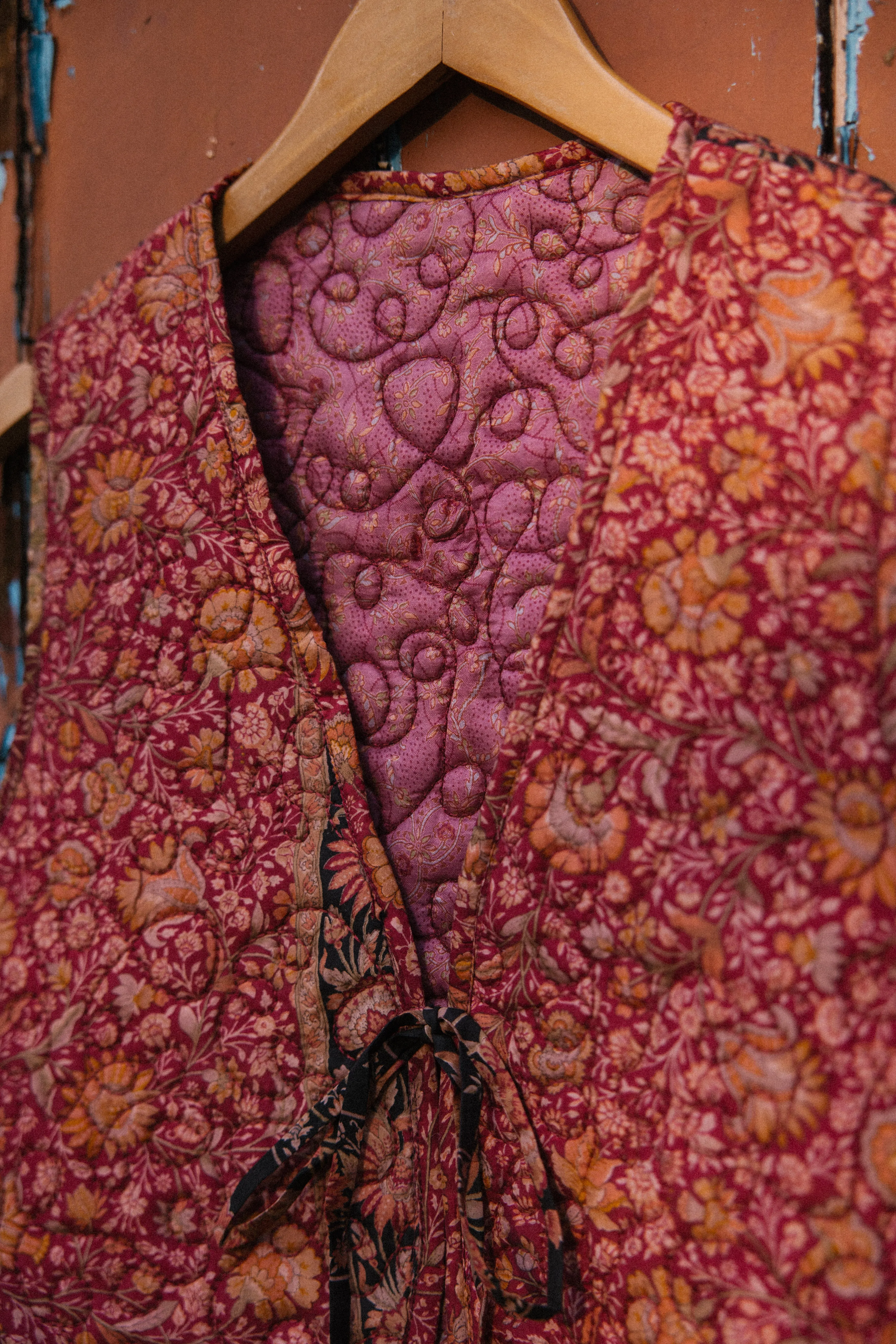 Melissa Silk Reversible Waistcoat  - 058