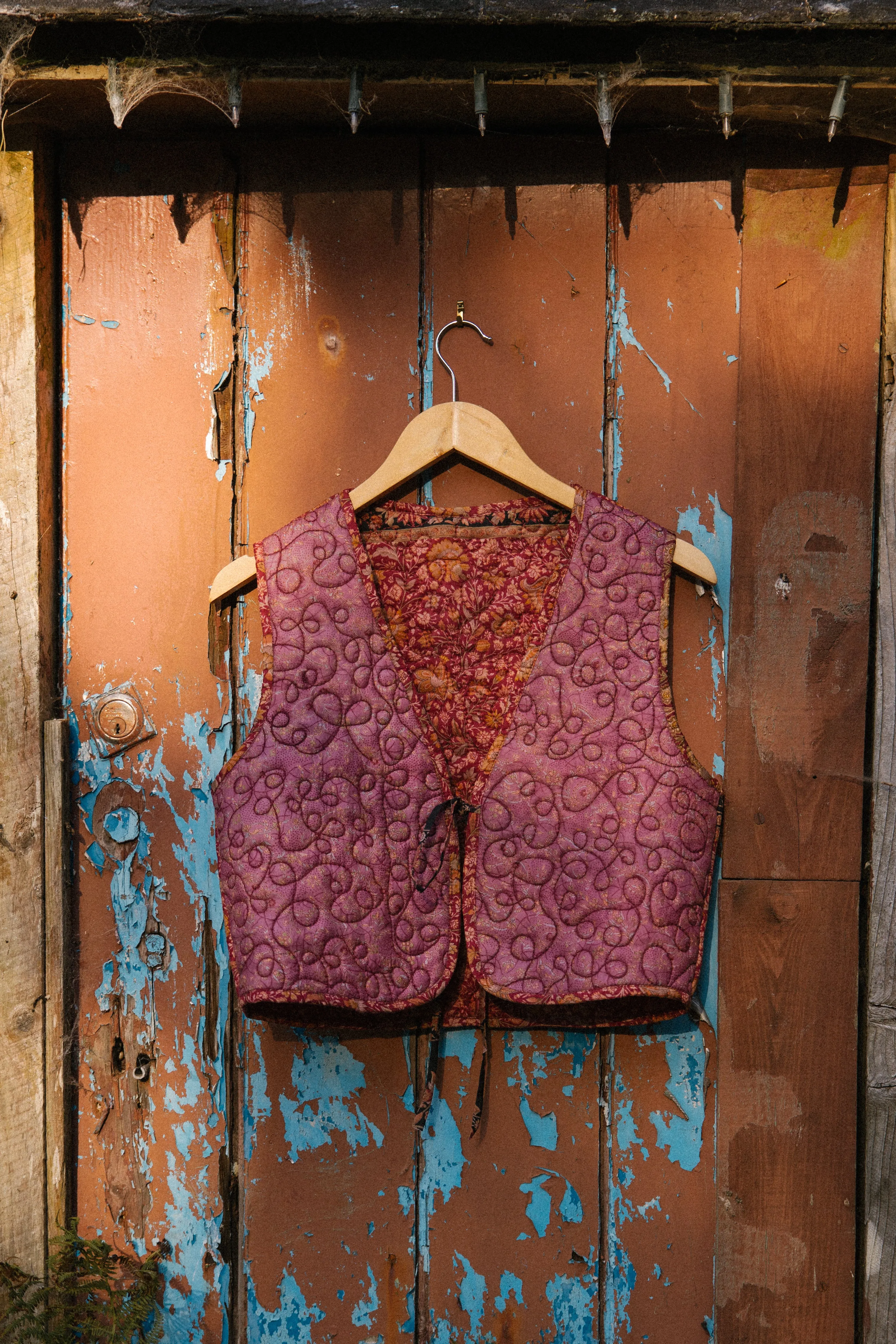 Melissa Silk Reversible Waistcoat  - 058