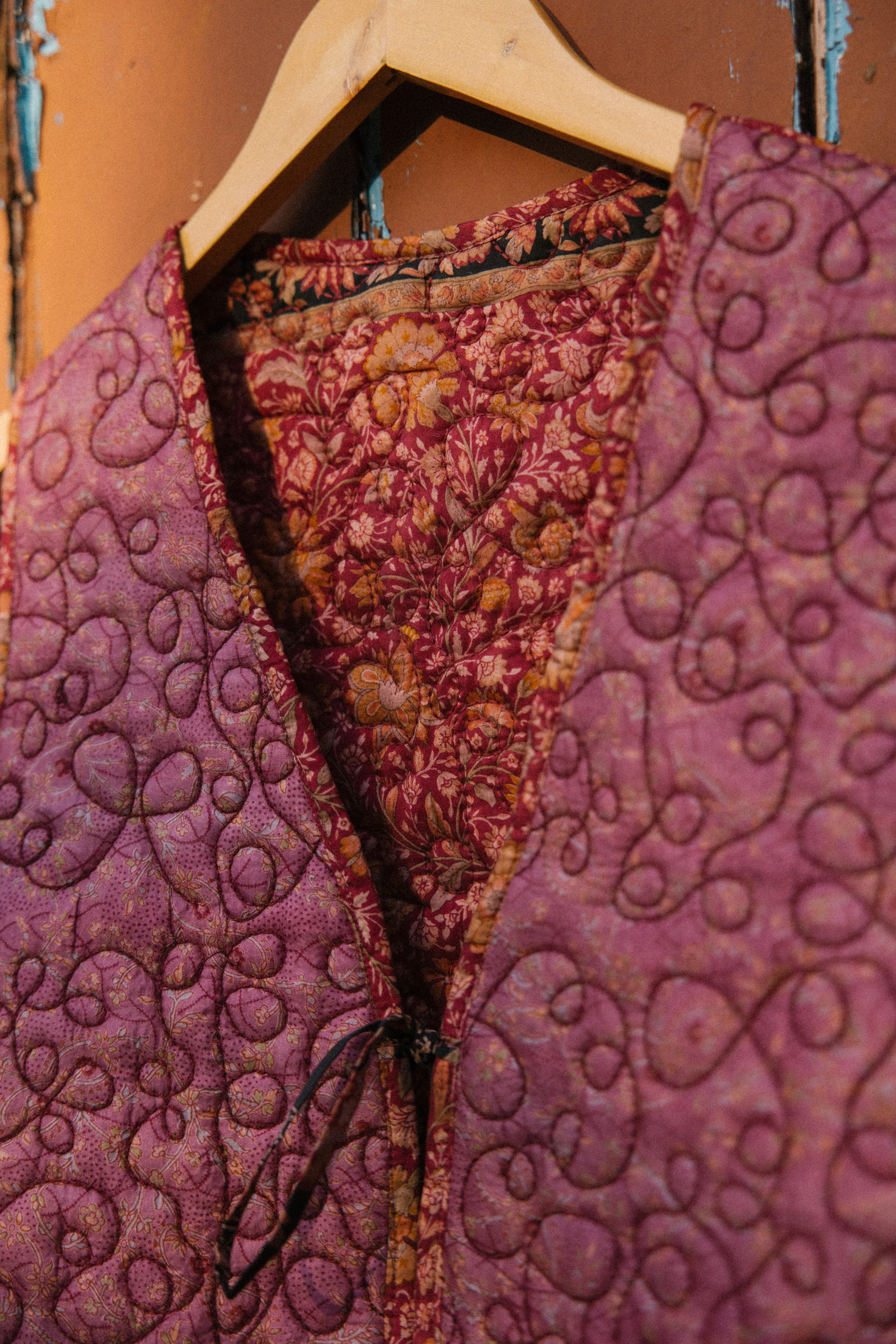 Melissa Silk Reversible Waistcoat  - 058