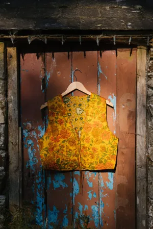 Melissa Silk Reversible Waistcoat L - 069