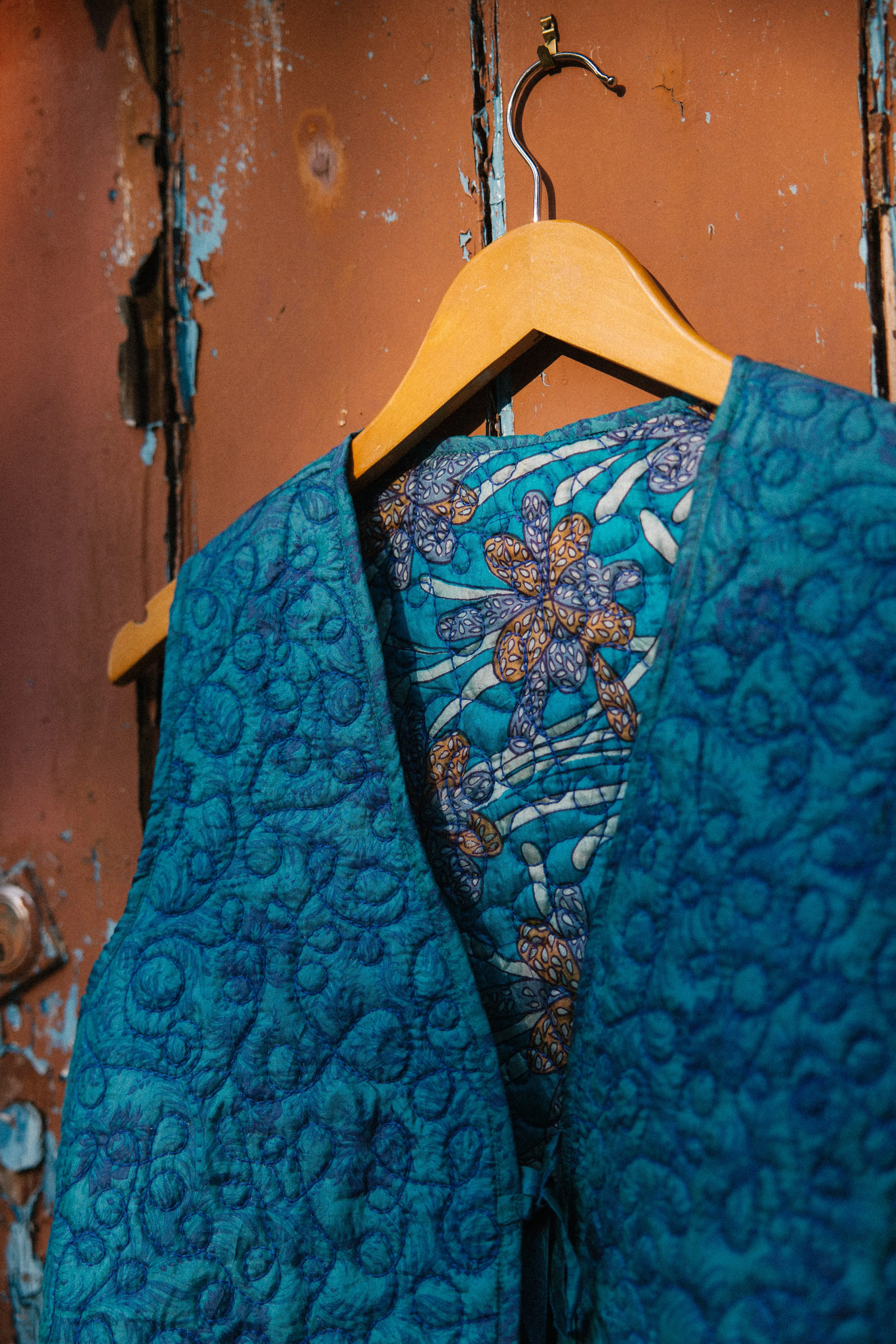 Melissa Silk Reversible Waistcoat L - 074