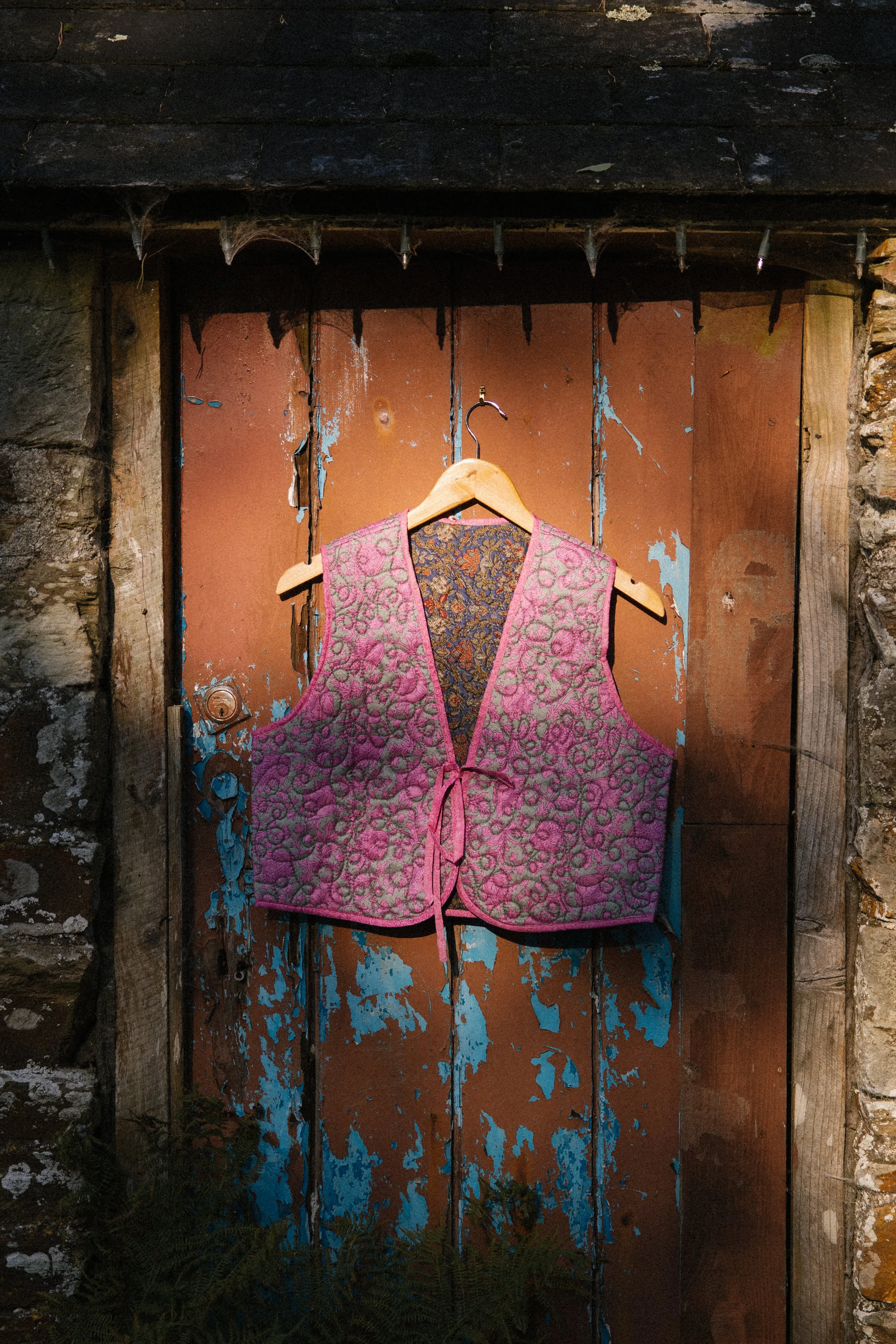 Melissa Silk Reversible Waistcoat L - 075