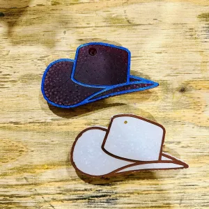 Mens Cowboy Hat Car Freshie
