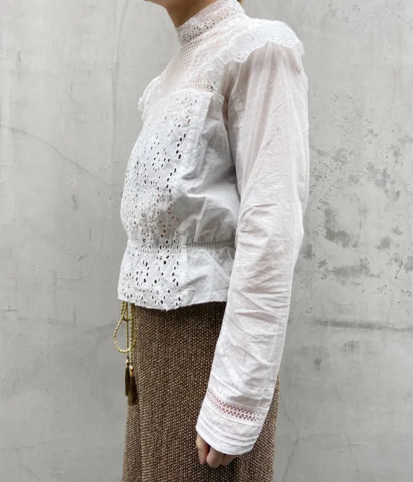 nowos/VICTORIAN BLOUSE(WHITE)