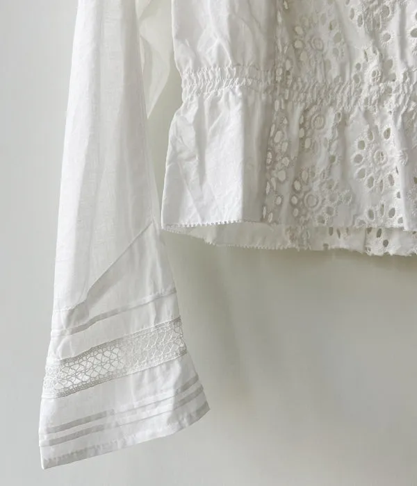 nowos/VICTORIAN BLOUSE(WHITE)