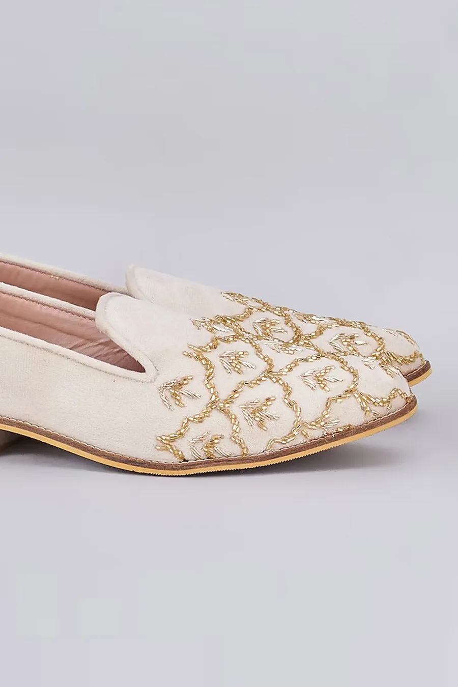 Off-White Cut-Dana Embroidered Loafers