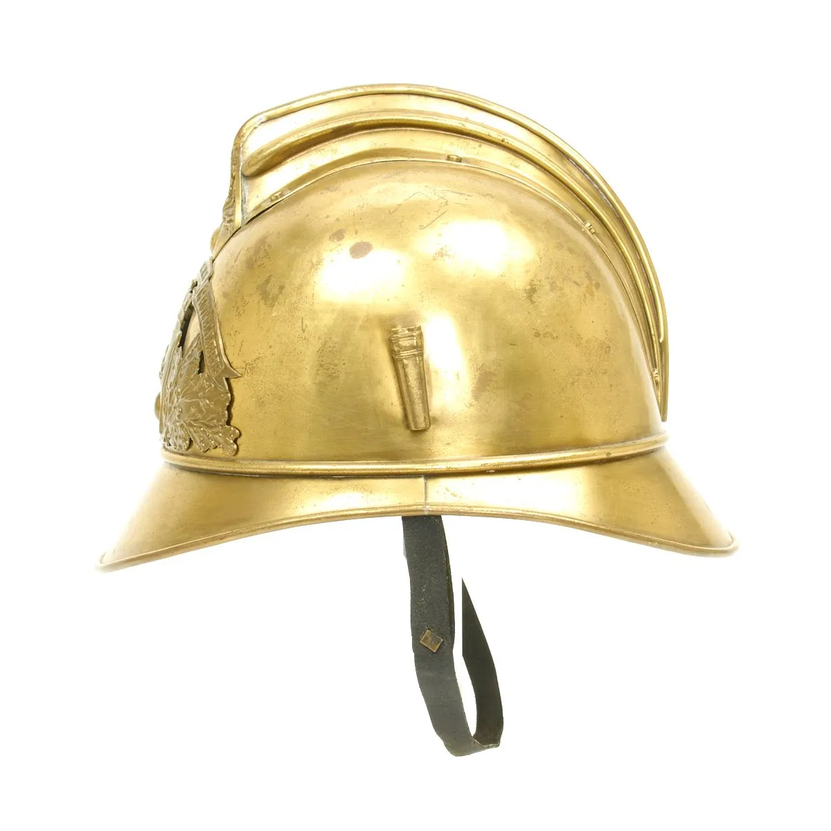 Original French WWI Adrian Pattern Brass Fire Helmet