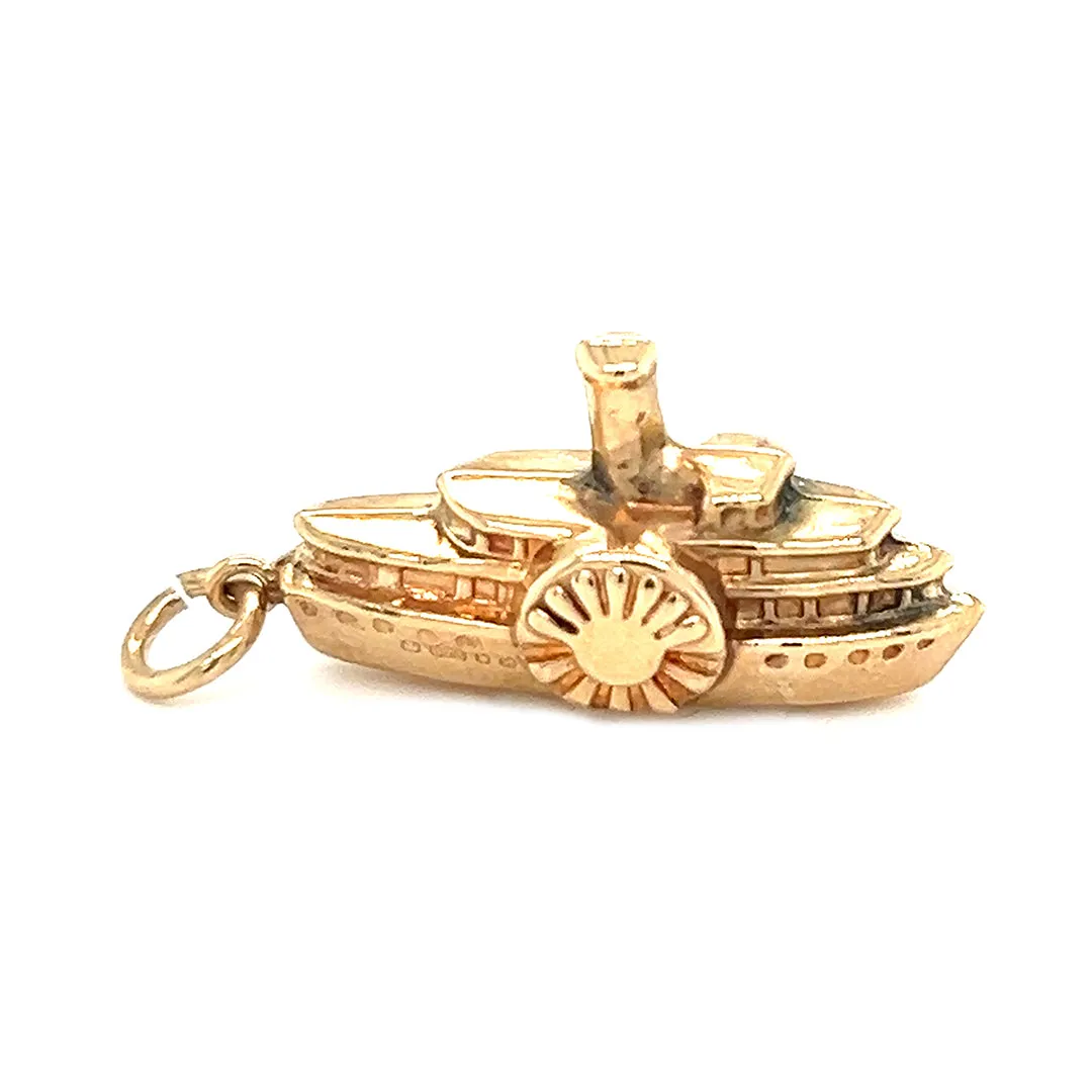Paddles Steamer Charm