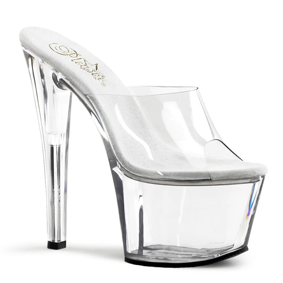 Pleaser Sky-301-Clear-Size 6-Clearance