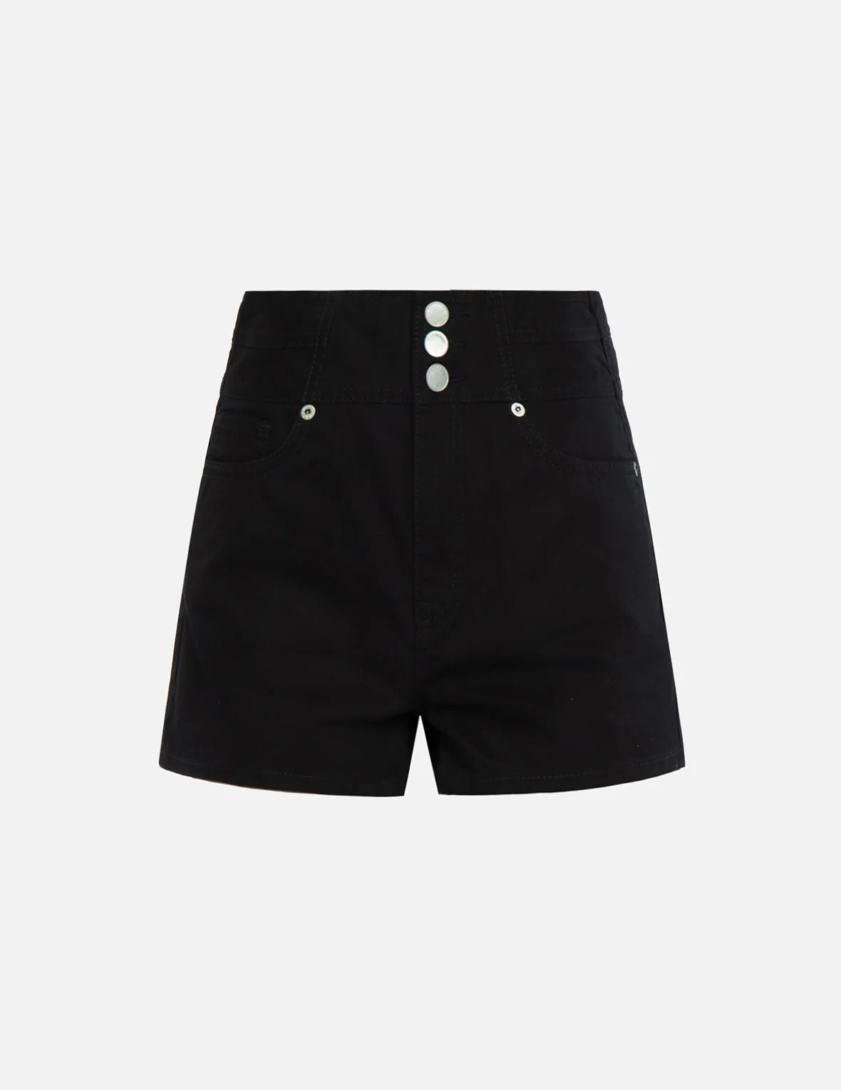Seagull Embroidery Denim Shorts