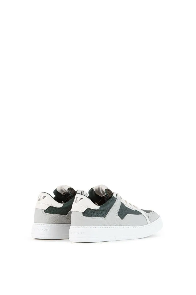 Sneakers in pelle martellata