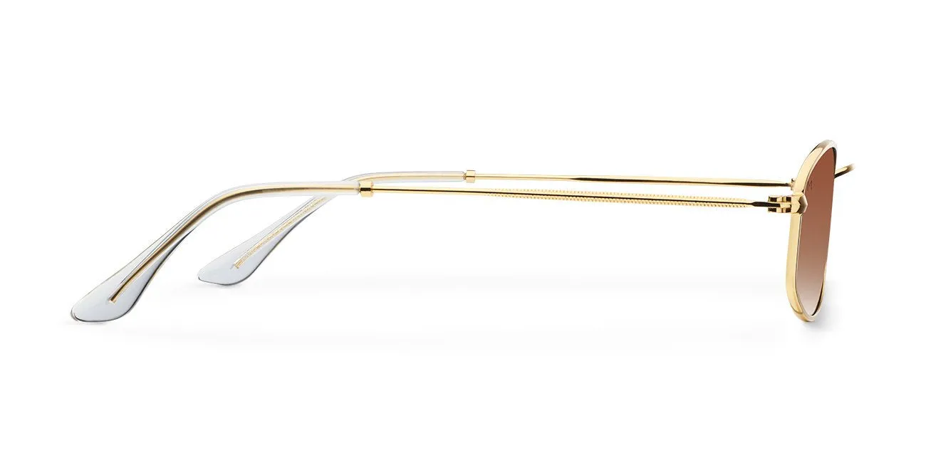 Sunglasses Suku Gold Kakao
