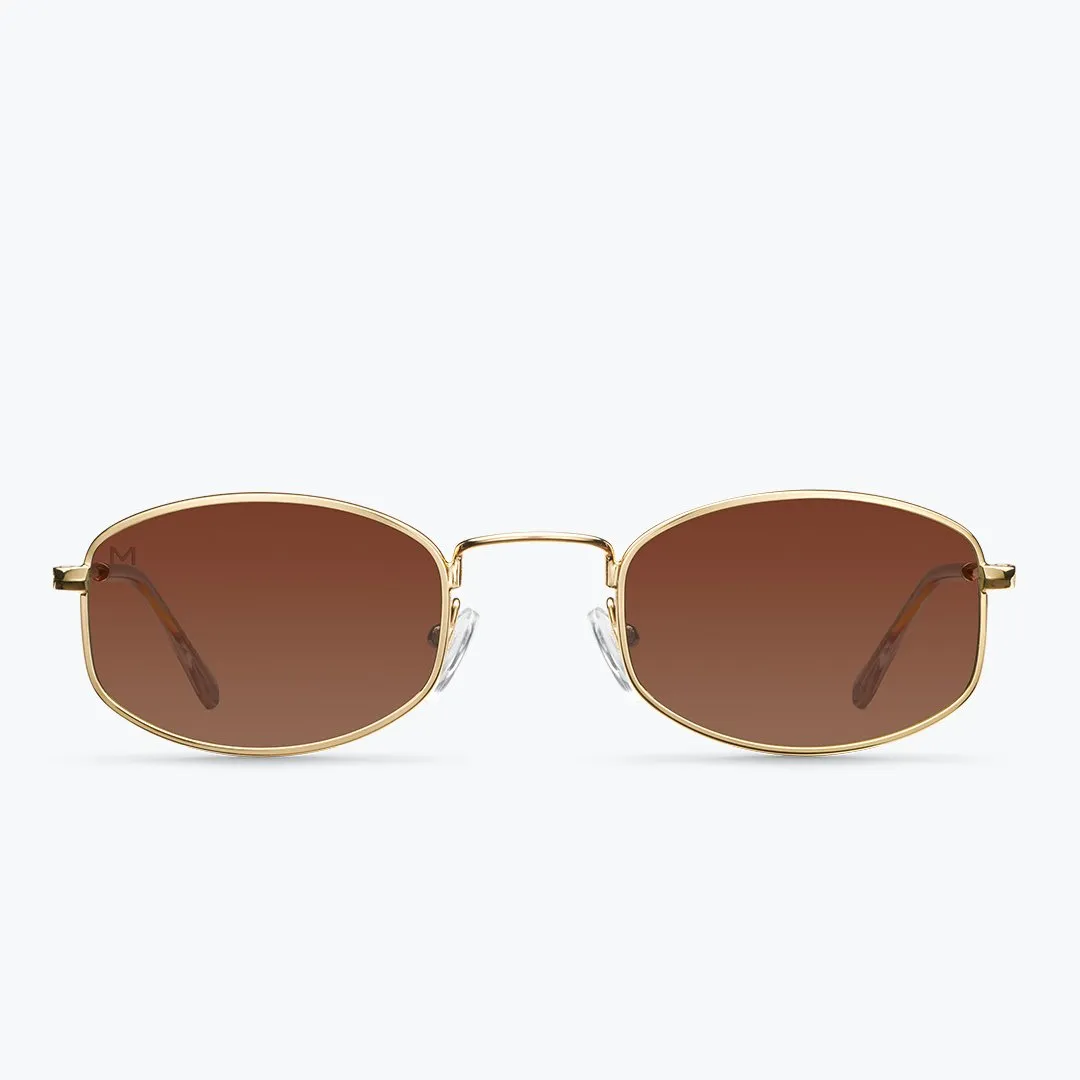 Sunglasses Suku Gold Kakao