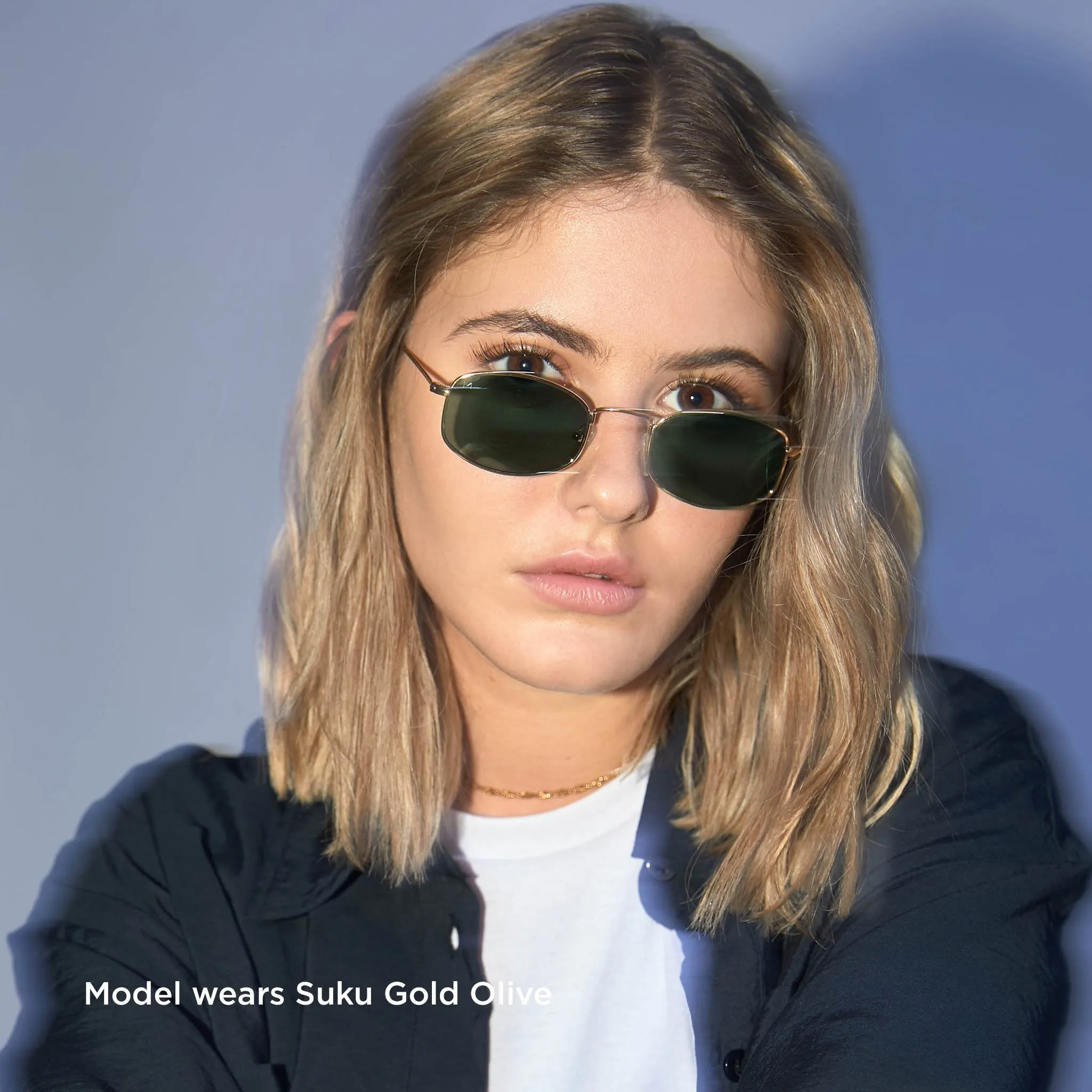 Sunglasses Suku Gold Kakao