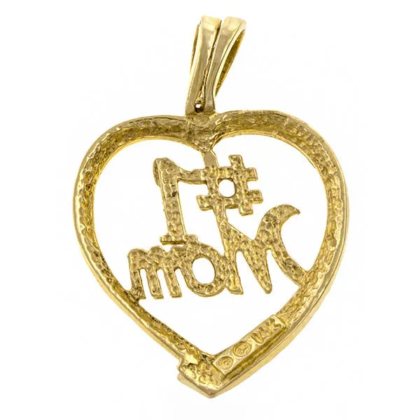 Vintage #1 Mom Charm