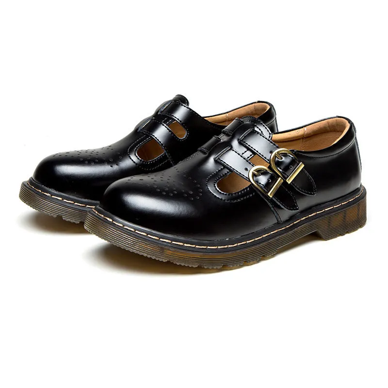 Vintage Brogue Cute Women's Shoes Platform
